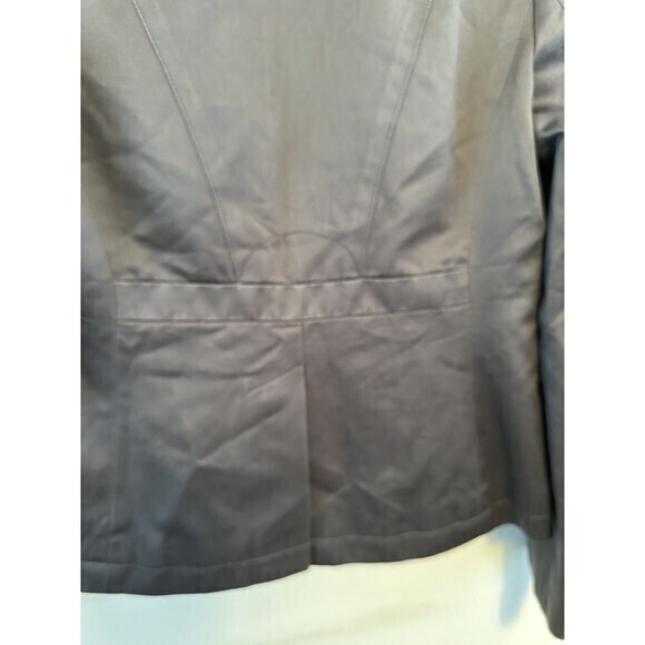 Banana Republic Woman Bomber Lightweight  Full Zip‎ Jacket Charcoal Gray Size 4 - Picture 10 of 10